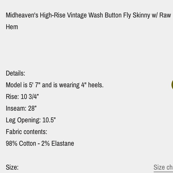 Midheaven The Bridgett Denim - Picture 6 of 11